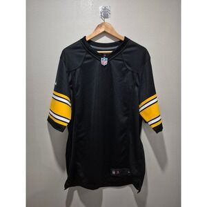 Nike Pittsburgh Steelers NFL Football Jersey Men's Black‎ Yellow Size M
